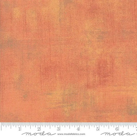 Cotton Print Orange Grunge Basics Canteloupe 44/45" Per Yard