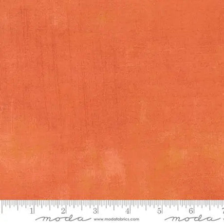 Cotton Print Orange Grunge Basics Papaya 44/45" Per Yard