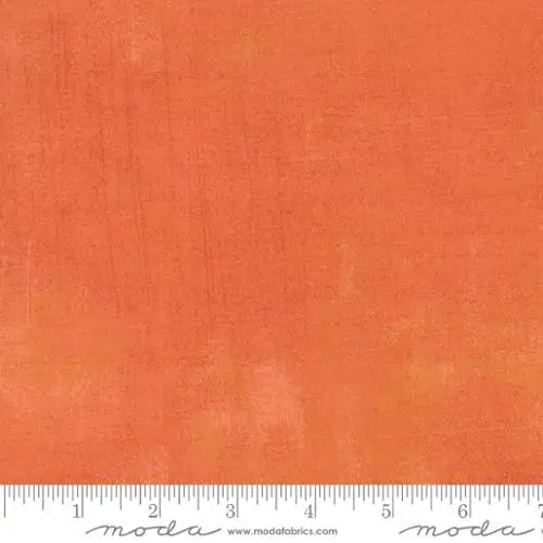 Cotton Print Orange Grunge Basics Papaya 44/45" Per Yard