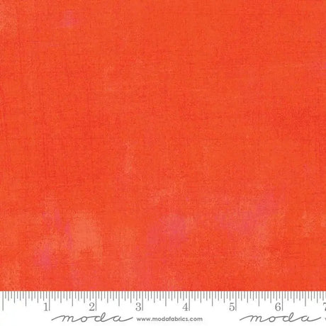 Cotton Fabric Orange Grunge Basics Tangerine 44/45" Per Yard