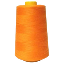 1 paquete de carretes de hilo de coser naranja de 6000 yardas, todo uso, 100% poliéster hilado, cono para overlock
