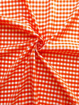 Gingham 1/4" Checkered Poly Cotton Fabric - Checkered Pattern, 57/58" Width (1 Yard)