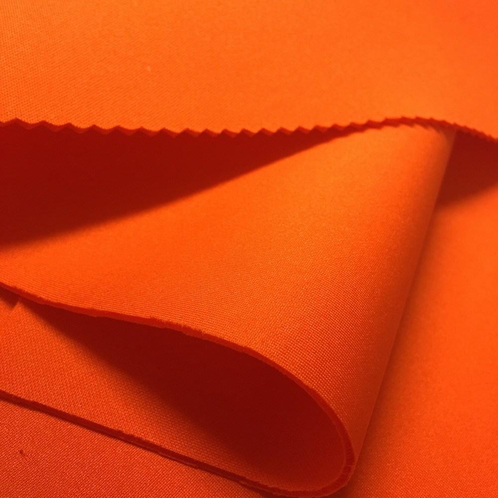 Orange Super Techno Neoprene Scuba Knit 4-way Stretch Fabric