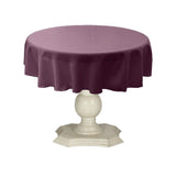 Dull Bridal Satin Fabric - Solid Color, 51" Round (1 Piece)