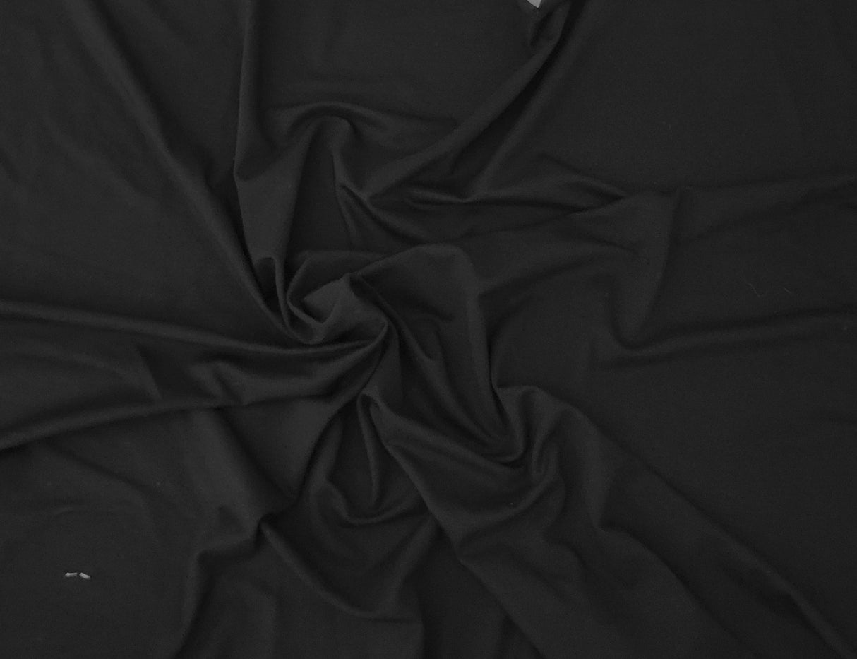 Bamboo Spandex Jersey Knit Black