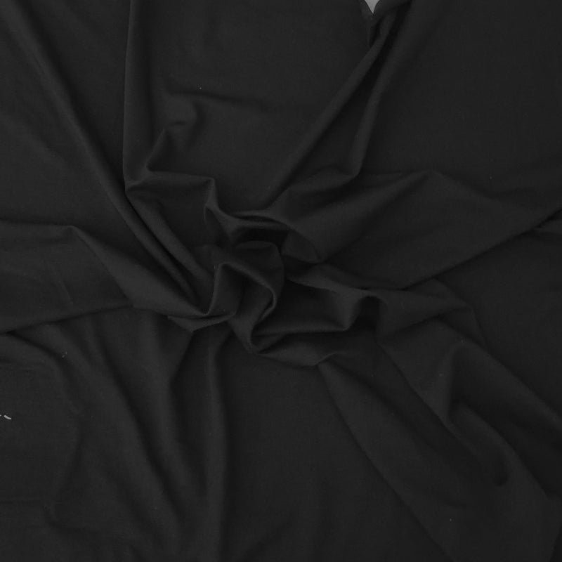 Bamboo Spandex Jersey Knit Black