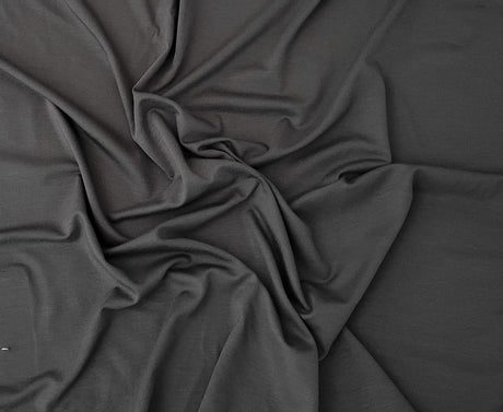 Bamboo Spandex Jersey Charcoal
