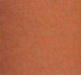 1 Yard Organza Jacquard Swirl Peach Fabric 57/58 Inches Wide
