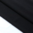 ITY Interlock Twist Yarn Polyester Spandex Fabric - Black, White, Solid, 58-60" Width (1 Yard)