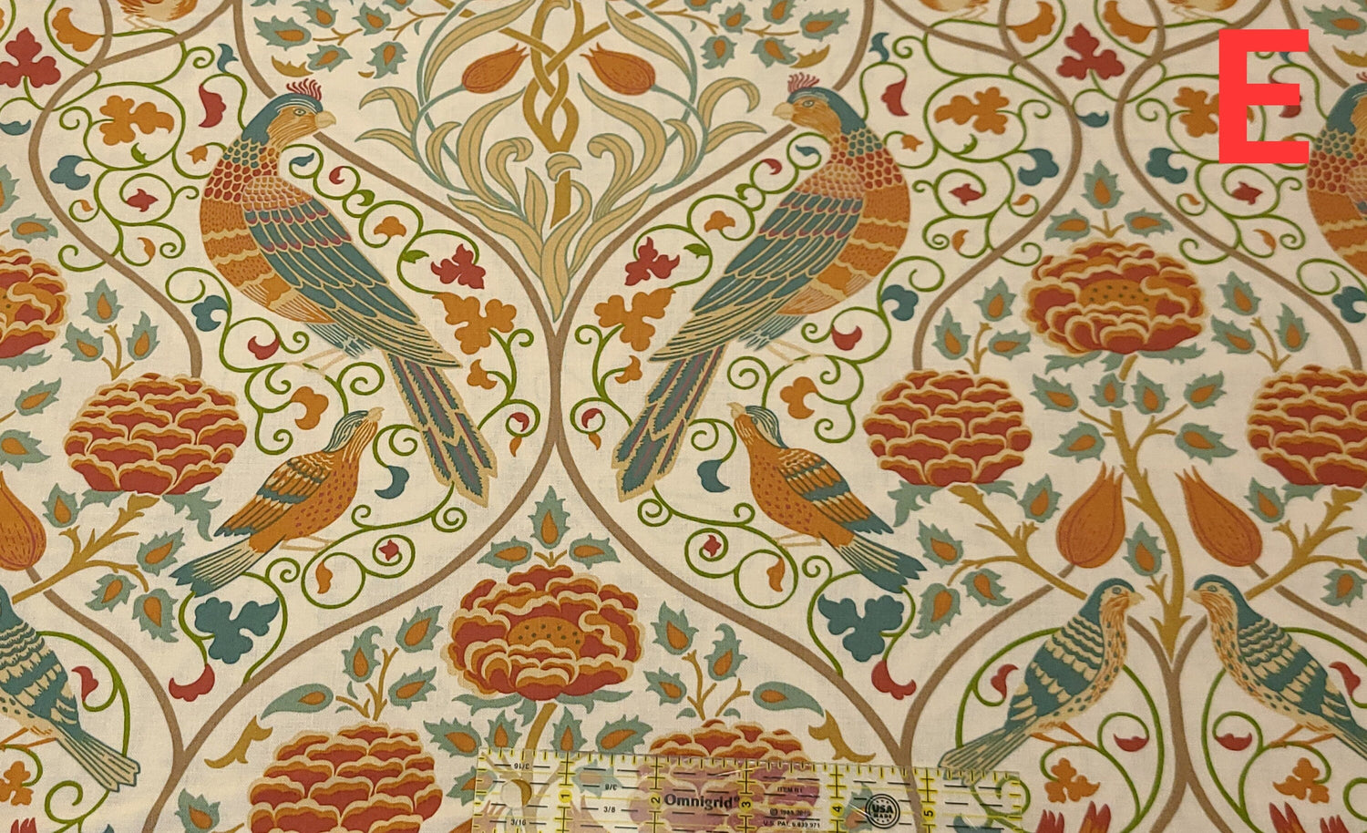 Quilting Cotton Orkney Collection William Morris Floral 100% Cotton