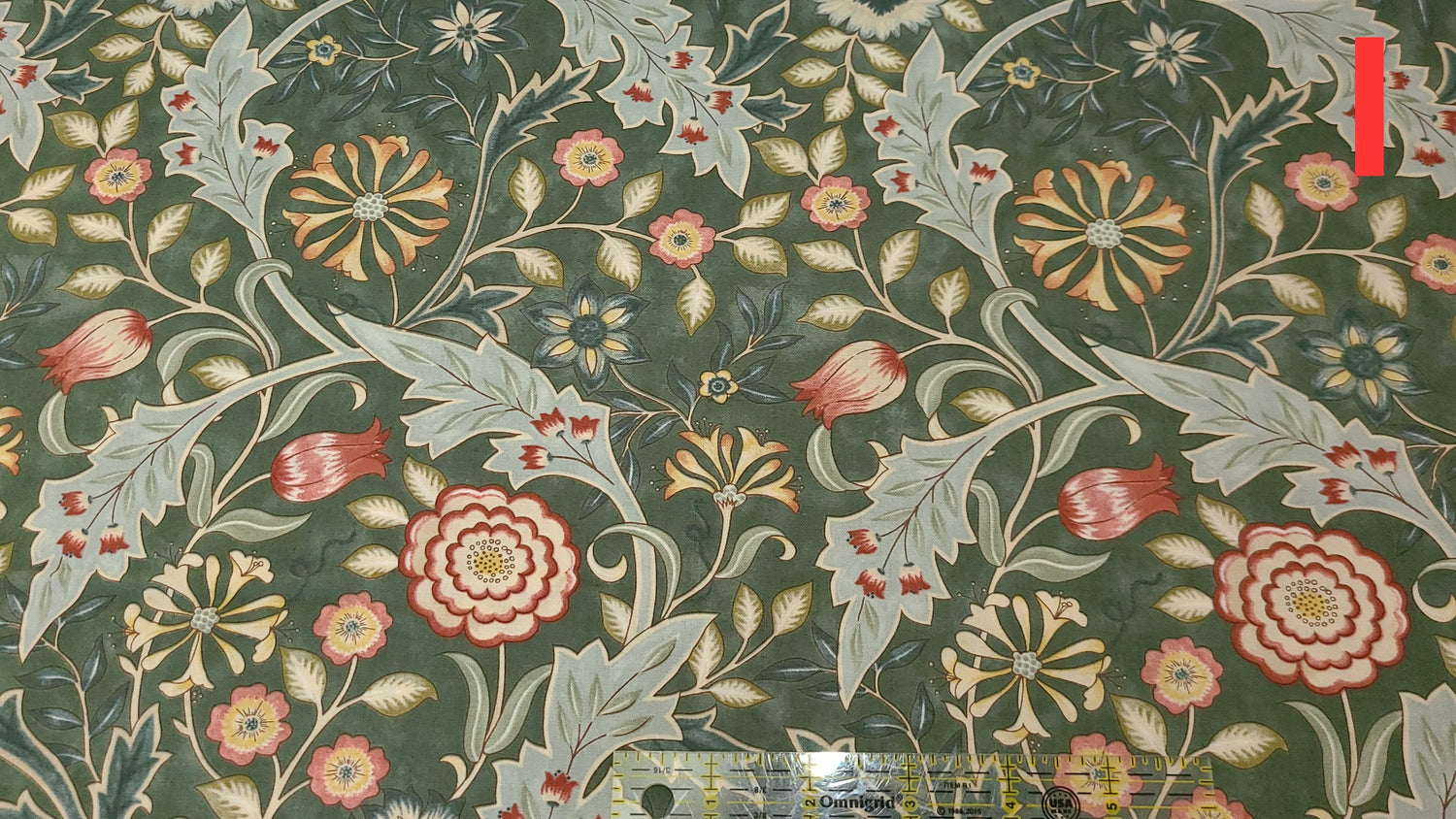 Quilting Cotton Orkney Collection William Morris Floral 100% Cotton