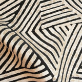 Burnout Velvet Upholstery Fabric Aurora Geometric