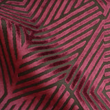 Burnout Velvet Upholstery Fabric Aurora Geometric