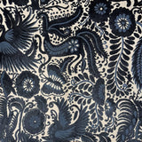 Cut Velvet Upholstery Fabric Otomi Pattern by the Yard