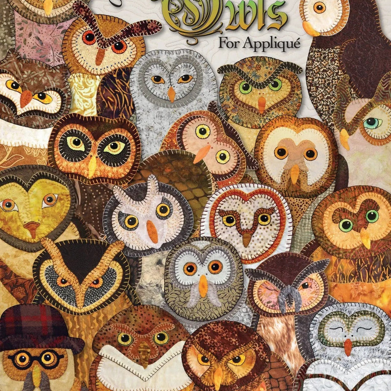 Applique Pattern Book Outstanding Owls
