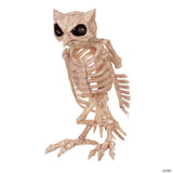 Owl Skeleton Halloween Decoration - 13"