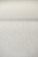 Linen Herringbone Fabric Ivory