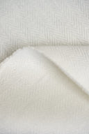 1 yarda de tela de lino irlandés color blanco roto con espiga natural y duradera para costura, ancho 57"