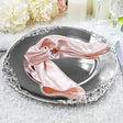 Silver Embossed Baroque Acrylic Charger Plates 13in