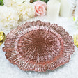 Rose Pink Acrylic Charger Plate 13 Inch
