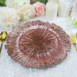 Rose Pink Acrylic Charger Plate 13 Inch