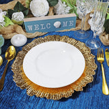 Gold Reef Acrylic Charger Plate 13 Inch
