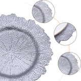 Acrylic Charger Plate 13 Inch Silver Reef