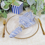 Clear Acrylic Charger Plate With Extra Gold Beaded Rim 13"