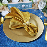 Gold Mystic Glitter Acrylic Charger Plates 13"