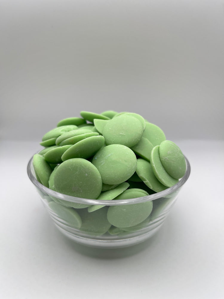 Merckens Light Green Chocolate Candy Melts – 2.5lbs