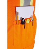 Tricot Reflective Vest with Liner - 10 Pack - 3.5oz  - 100% Polyester