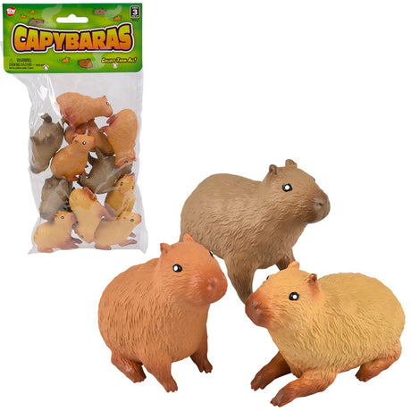 Capybara Figurines 2.5" (1 Dozen)
