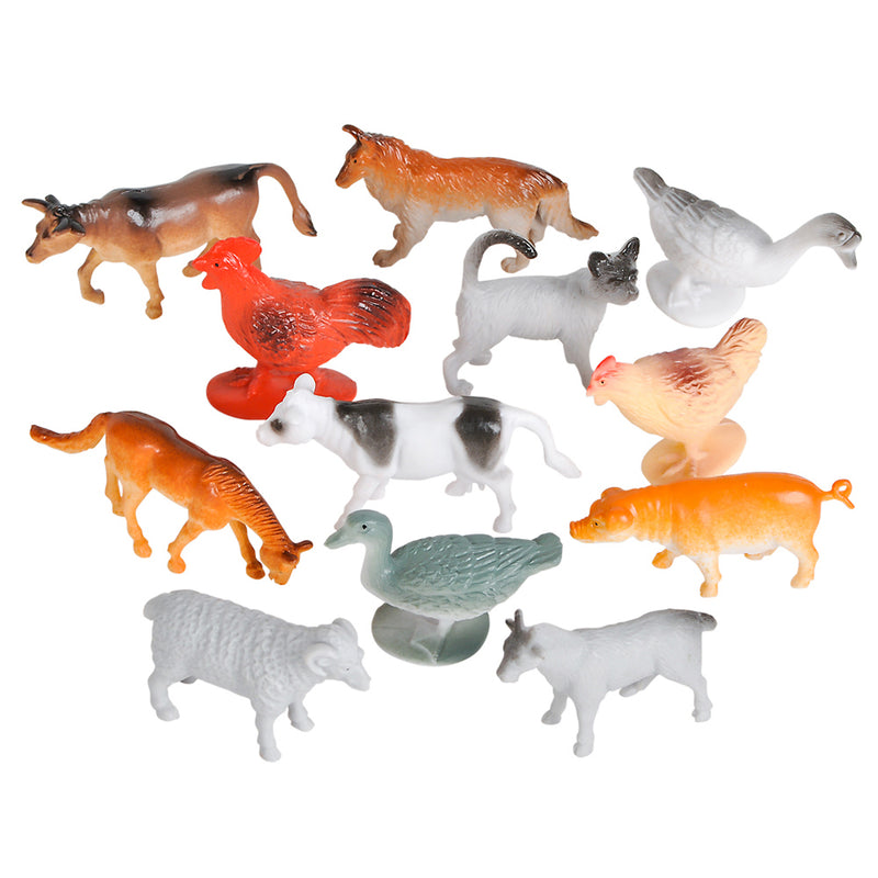Farm Animals 2.5" Educational Toy Set (1 DZ)