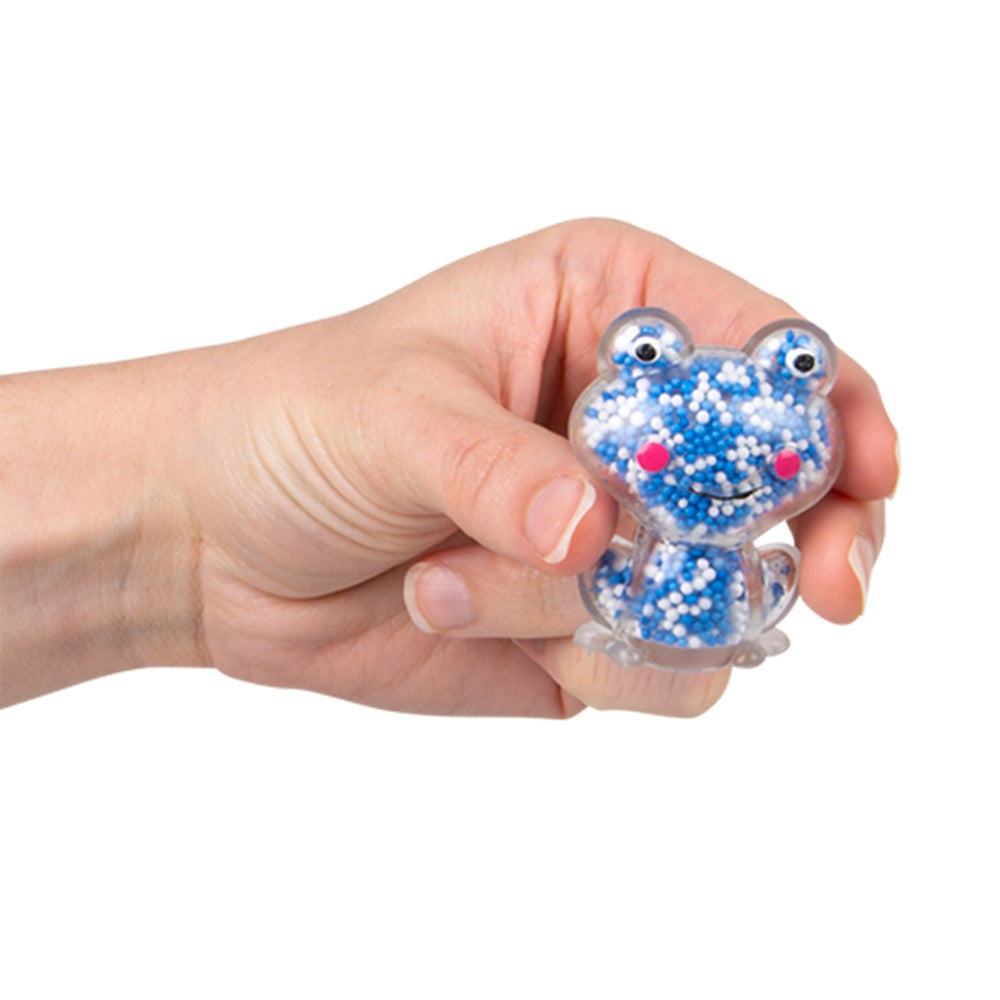 Foam Bead Frog Mini Squeezy Toy (24 PC Display)
