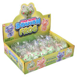 Foam Bead Frog Mini Squeezy Toy (24 PC Display)