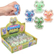 Foam Bead Frog Mini Squeezy Toy (24 PC Display)