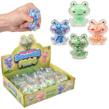 Foam Bead Frog Mini Squeezy Toy (24 PC Display)
