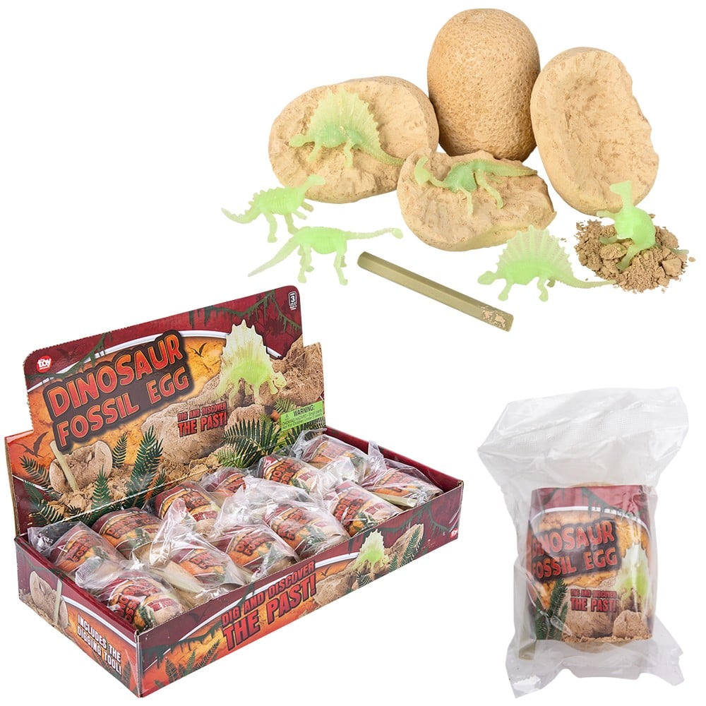 Dinosaur Fossil Egg Dig Set (1 DSP)