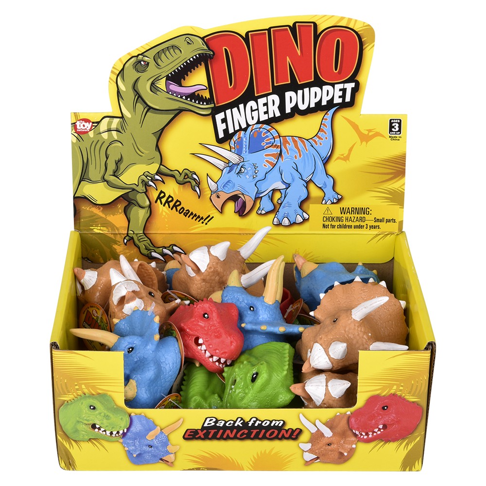 Stretchy Dinosaur Finger Puppet (24 Pc Display)