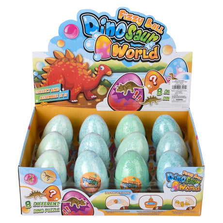 Dinosaur Fizzy Eggs (12ct Display)