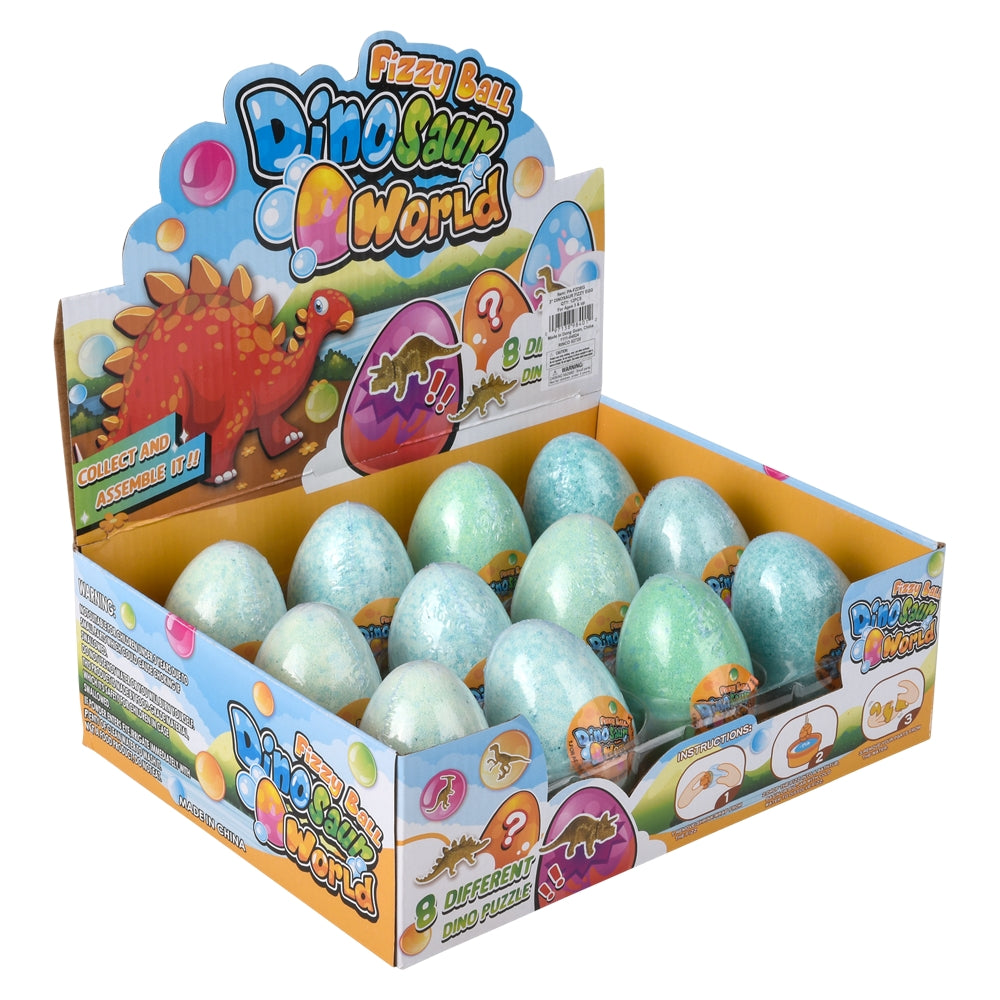 Dinosaur Fizzy Eggs (12ct Display)
