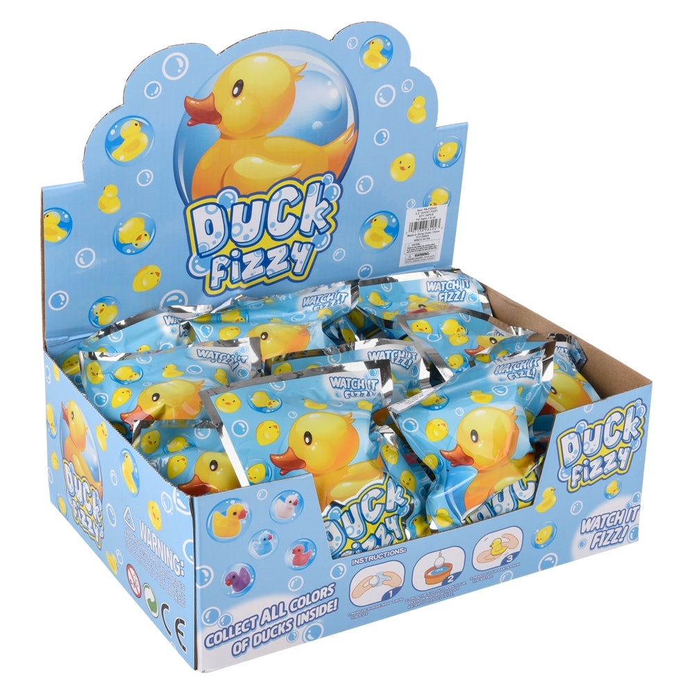 Ducky Fizzy Bath Bombs (24ct Display)