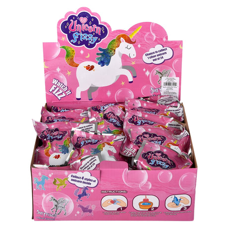 Unicorn Fizzy Bath Bombs (24 Ct Display)
