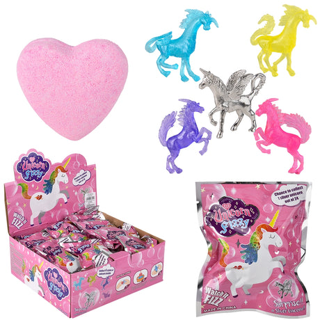 Unicorn Fizzy Bath Bombs (24 Ct Display)