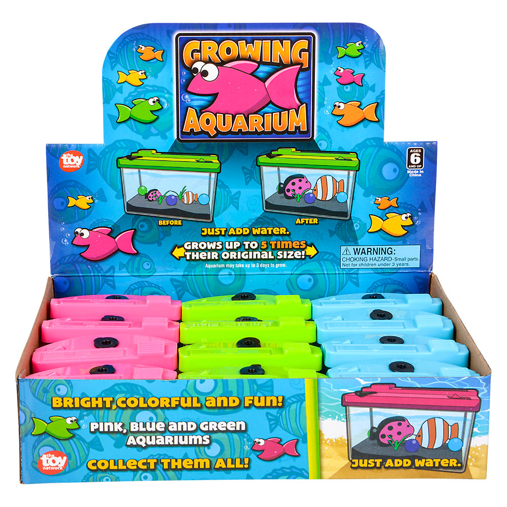 Growing Aquarium Fish (12 Pc Display)