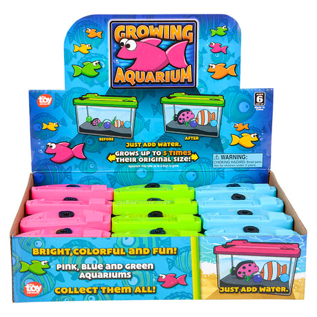 Growing Aquarium Fish (12 Pc Display)