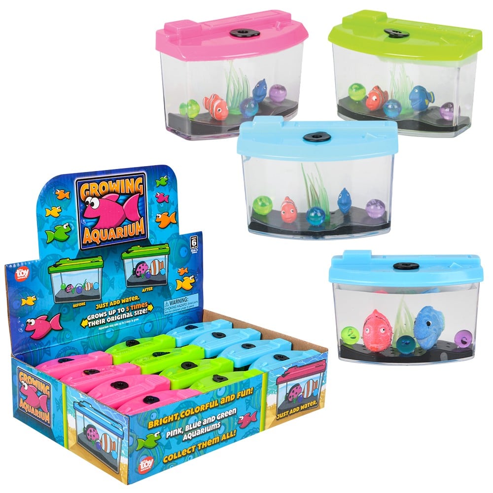 Growing Aquarium Fish (12 Pc Display)