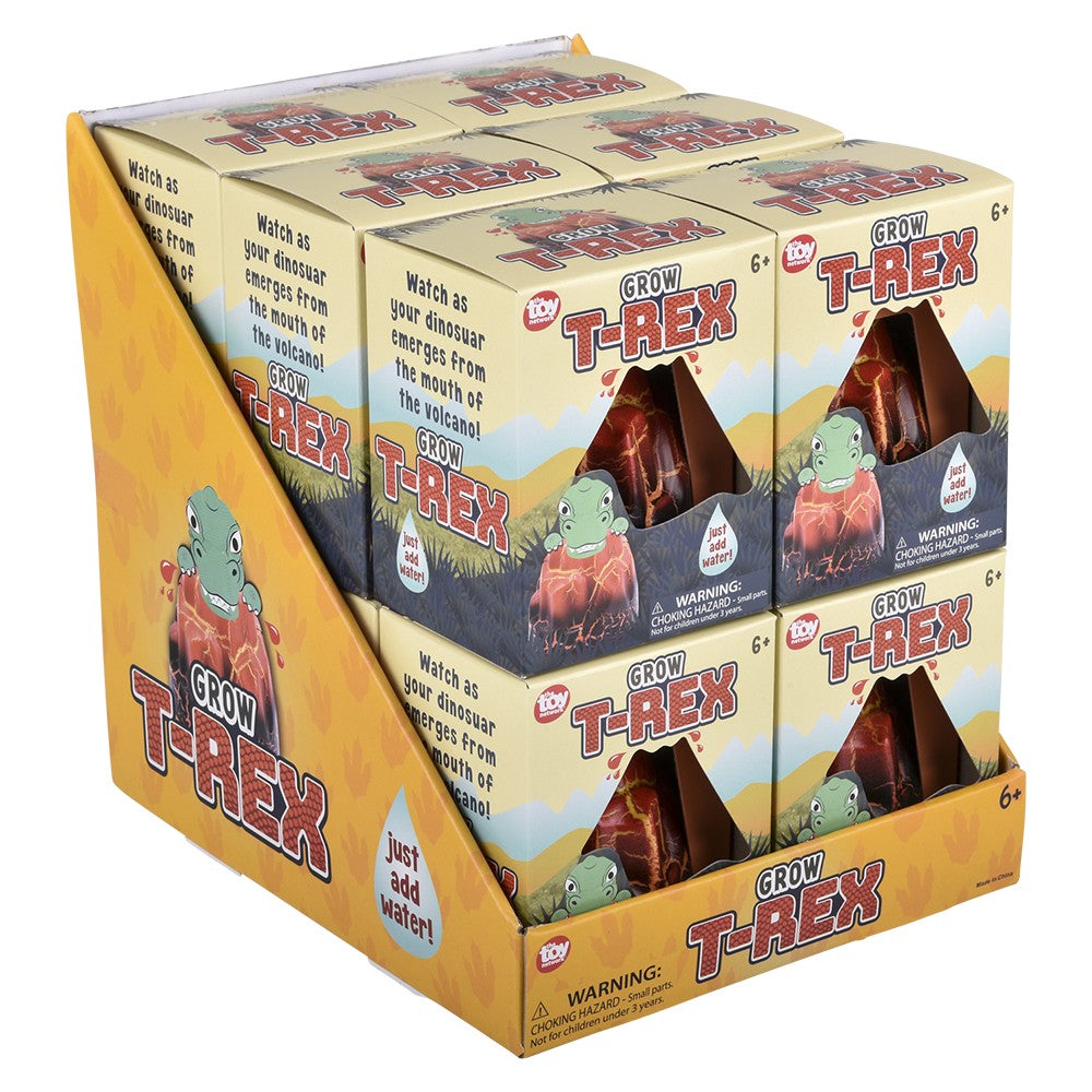 Grow T-Rex Volcano Hatch Display (12 PC)