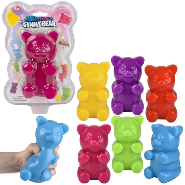 Squishy Fidget Toy Mega Yummy Bear 5" (6 Unit)