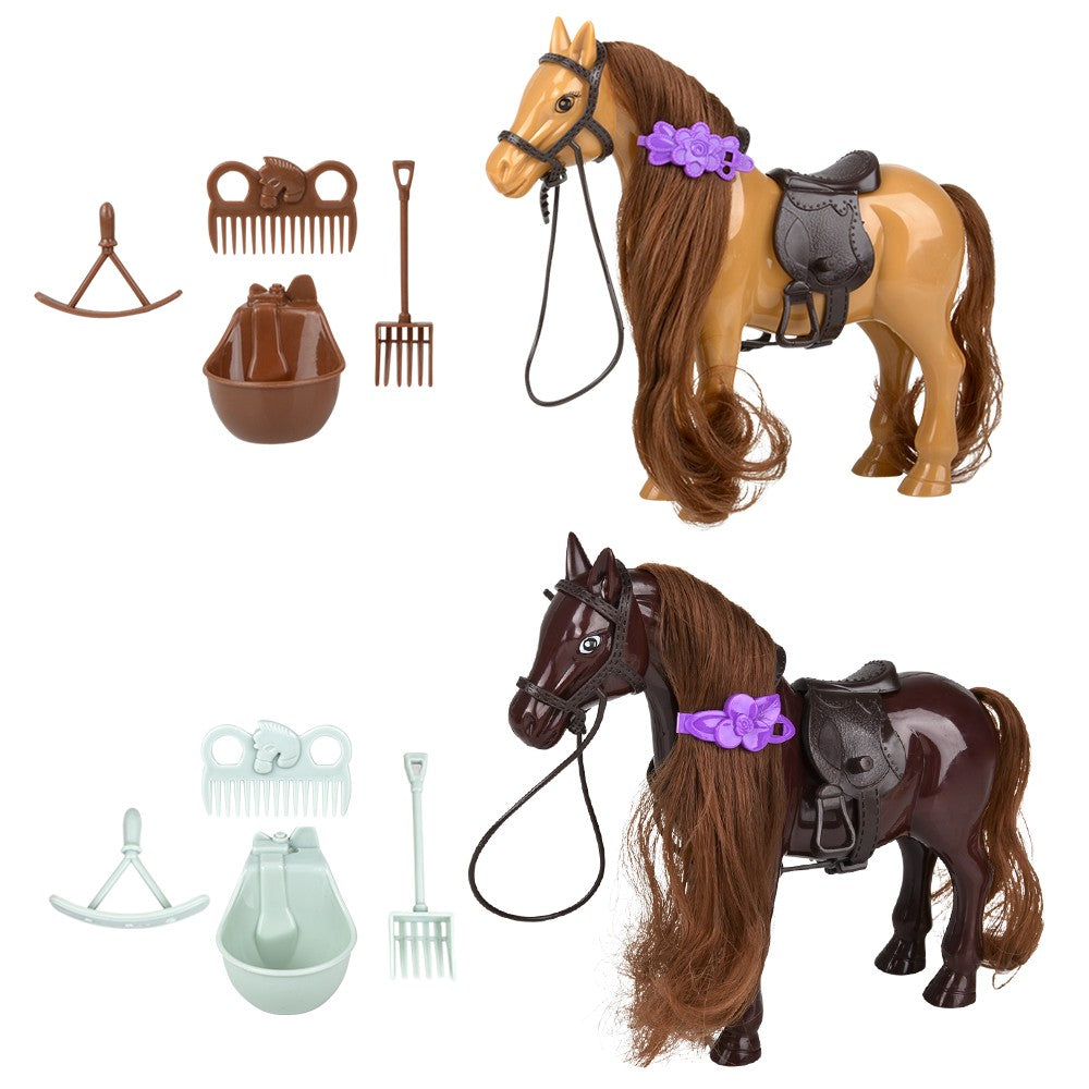 Horse With Hair Accessories
